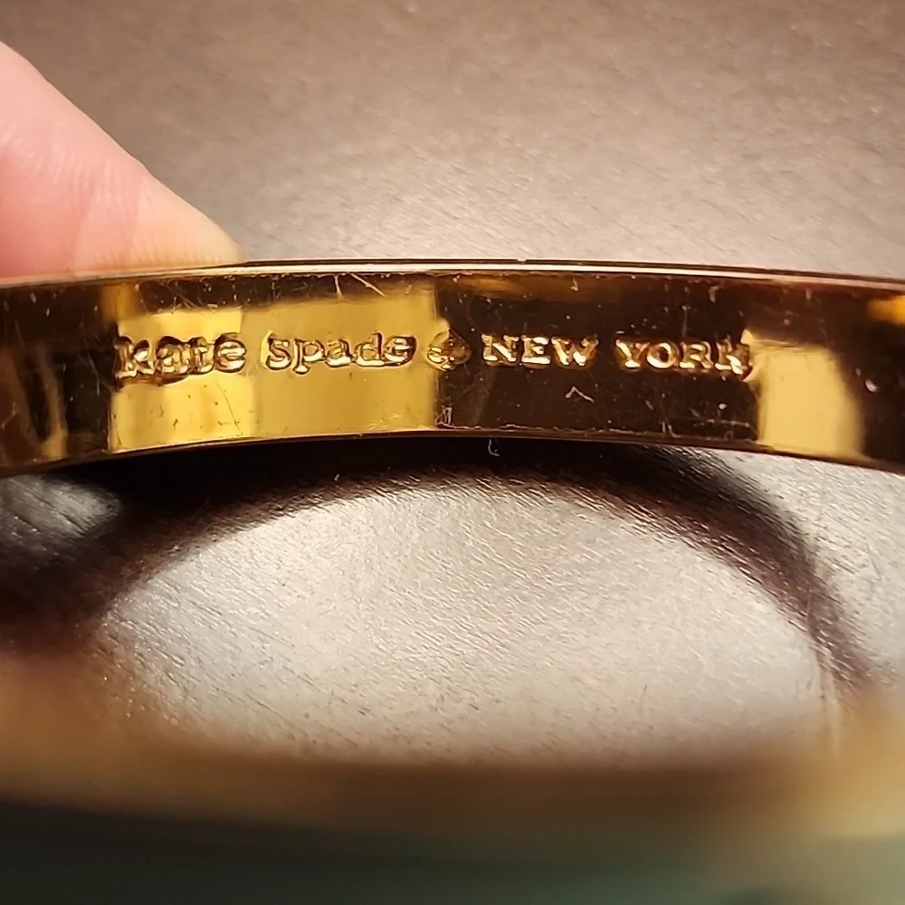 Kate Spade Turquoise Green & Gold Bracelet Jewelry